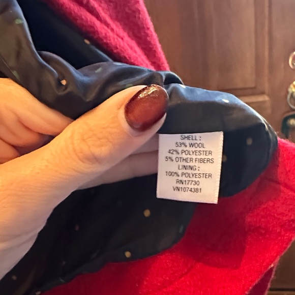 Red Merona Peacoat! - Picture 7 of 7